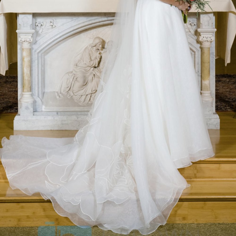 Jenny Yoo Lorelei Wedding Dress with Custom Lace - Picture 5 of 6